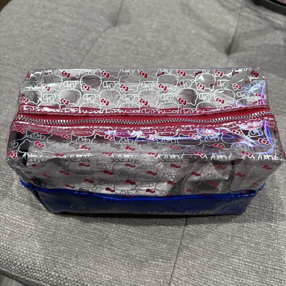 Hello Kitty x Color Pop Blue and Red Makeup Bag -‎ Cosmetic